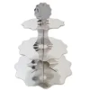 Alzatina metal Argento