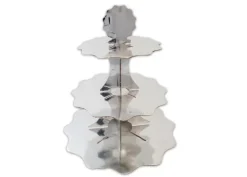 Alzatina metal Argento
