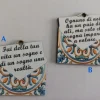 Applicazione legno con scritta