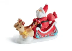 Babbo Natale su slitta