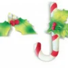 Bastone e agrifoglio con candela
