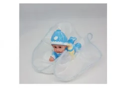 Bimbo organza bianca