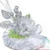 Cake topper 25° anniversario foglie