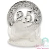 Cake topper 25° anniversario tondo