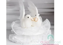 Cake topper colombe