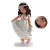 Cake Topper Comunione Bimba con coroncina di fiori