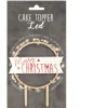 Cake Topper led Merry Christmas