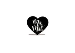 Cake topper Matrimonio Cuore