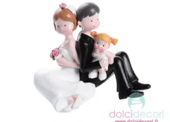 Cake topper sposi bimba