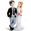 Cake topper sposi sorridenti