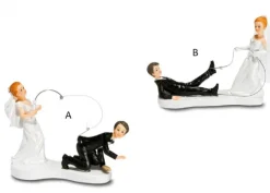 Cake topper sposi spiritosi