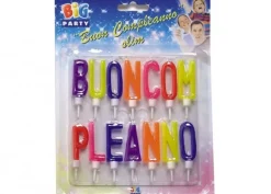 Candele buon compleanno lettere