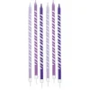 Candele spirale glitter glicine