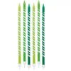 Candele spirale verde mela