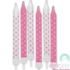 Candeline a pois rosa