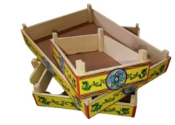 Cassette in legno frutta martorana decorate