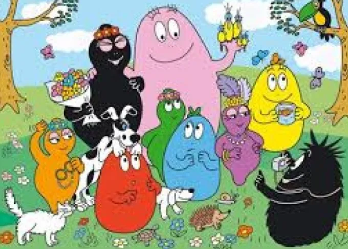 Cialda per torte Barbapapà rettangolare