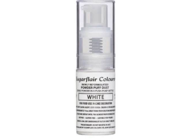 Colorante spray in polvere bianco