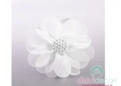 Cosmos bianco con bottone