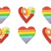 Cuore zucchero arcobaleno