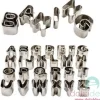Cutters - tagliabiscotti alfabeto numeri simboli 36