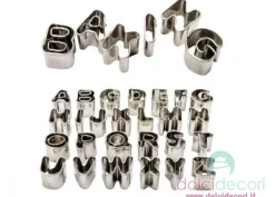 Cutters - tagliabiscotti alfabeto numeri simboli 36