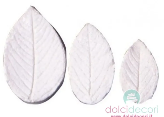Decorazioni dolci: leaf veiner rosa-rugosa