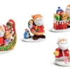 Decorazioni natalizie Babbo Natale con doni