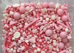 Decoro da spargere mix rosa