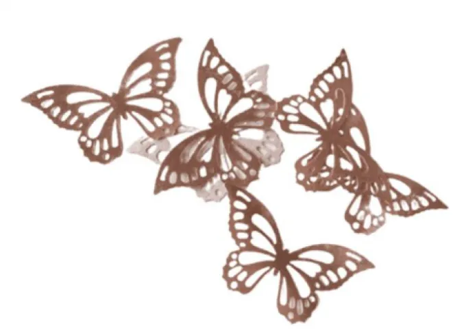 Farfalle Rosa Gold metallico