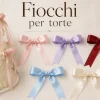 Fiocchi raso per torte