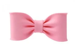 Fiocco in zucchero rosa