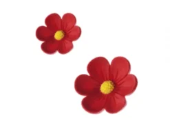 Fiore Anemone Pastello Rosso