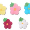 Fiori con foglioline in Zucchero