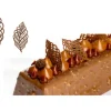 Foglie in Filigrana di cioccolato.