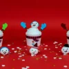 Kit cupcake Pupazzo di neve