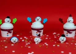 Kit cupcake Pupazzo di neve