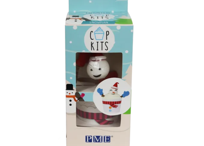 Kit cupcake Pupazzo di neve