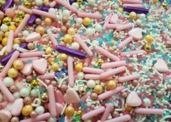 Mix zucchero rosa/lilla