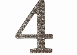 Numeri con brillantini