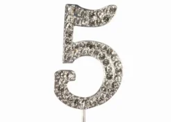 Numeri con brillantini
