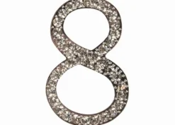 Numeri con brillantini
