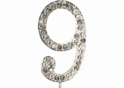 Numeri con brillantini