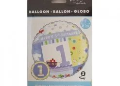 Pallone tondo Happy Birthday