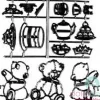 Patchwork cutter orsetto set picnic