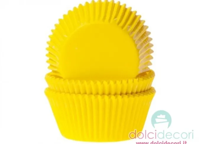 Pirottini cupcake/muffin giallo