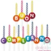 Porta candeline con candeline