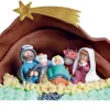 Presepe in zucchero scomposto