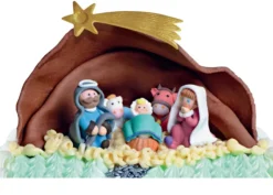 Presepe in zucchero scomposto