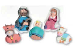 Presepe in zucchero scomposto
